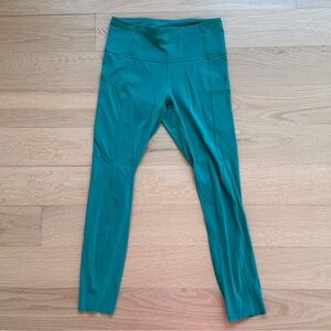 Lululemon Fast & Free 5-pocket tights; Sz 6